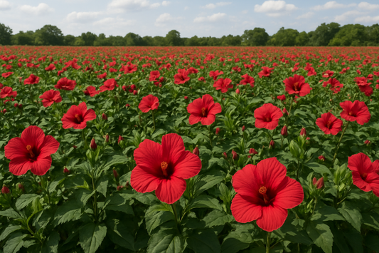 Les Origine des Fleurs d'Hibiscus